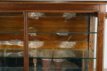 Load image into Gallery viewer, Antique 2-Door Curio / China Cabinet with Queen Anne Legs
