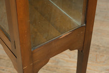 Load image into Gallery viewer, Antique 2-Door Curio / China Cabinet with Queen Anne Legs
