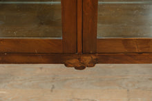 Load image into Gallery viewer, Antique 2-Door Curio / China Cabinet with Queen Anne Legs
