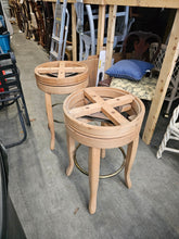 Load image into Gallery viewer, DIY Dream Pair – Unfinished Barstools from a High-End Furniture Shop
