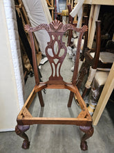 Load image into Gallery viewer, Set of 8 Solid Mahogany Ball &amp; Claw Dining Chairs – Unupholstered Frames | Online Exclusive
