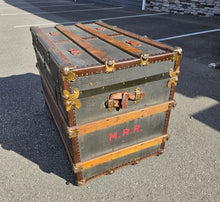 Load image into Gallery viewer, Early 20th Century Belber Steamer Trunk
