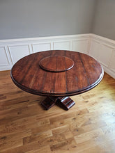 Load image into Gallery viewer, Furnitureland South Chatham Crossing Round Pedestal Dining Table with Lazy Susan
