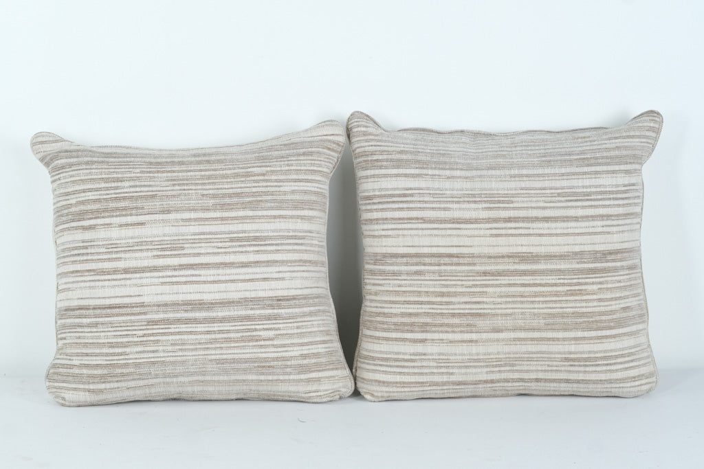 Harbor Taupe Feather Down Pillow Pair – 20