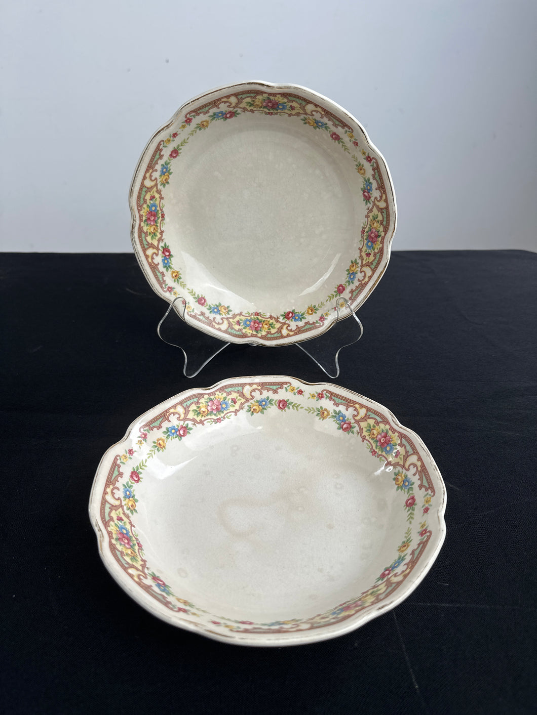 Pair Antique 8” Bowls - Facebook Deals
