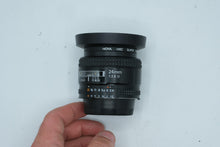 Load image into Gallery viewer, Nikon AF Nikkor 24mm F2 8 D Wide Angle Lens Nikon F Mount HN 1 Hood
