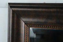 Load image into Gallery viewer, Kirklands 29 x 29 Wall Mirror Dark Bronze Finish Beaded Frame
