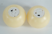 Load image into Gallery viewer, Set of 2 Round Flameless LED Candles – Battery Operated Sphere Candles with On/Off Switch
