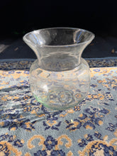 Load image into Gallery viewer, Vintage Clear Glass Vase – Wide Flared Rim Classic Shape
