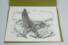 Load image into Gallery viewer, Sharon Meiley Signed Bald Eagle Wildlife Art Print Limited Edition 2722 of 3000
