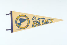 Load image into Gallery viewer, Vintage 1970 St Louis Blues NHL Felt Pennant Hockey 30 Inch
