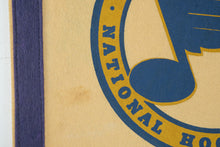 Load image into Gallery viewer, Vintage 1970 St Louis Blues NHL Felt Pennant Hockey 30 Inch
