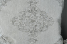 Load image into Gallery viewer, Pottery Barn Set of 3 Gray Medallion Velvet Throw Pillows 22 Inch
