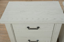 Load image into Gallery viewer, Pair of Briar Lake Farmhouse Nightstands in Antique White by Havertys
