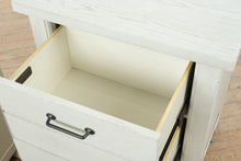 Load image into Gallery viewer, Pair of Briar Lake Farmhouse Nightstands in Antique White by Havertys

