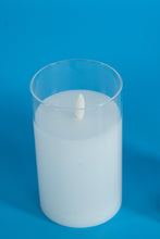 Load image into Gallery viewer, Pair of Hobby Lobby Flameless LED Candles – 3&quot;x5&quot; Unscented White Pillar Candles with Timer Switch
