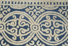 Load image into Gallery viewer, Safavieh Cambridge CAM123G Navy Ivory Wool Accent Rug 2x3 Hand Tufted
