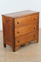 Load image into Gallery viewer, Antique American Walnut Three Drawer Chest with Knapp Joint Drawers, Circa 1880-1900
