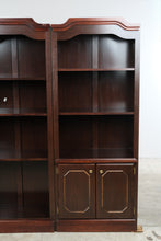 Load image into Gallery viewer, Set of Three Traditional Open Bookcases with Lower Storage Cabinets

