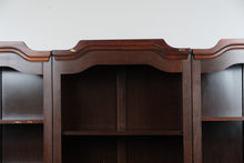 Load image into Gallery viewer, Set of Three Traditional Open Bookcases with Lower Storage Cabinets

