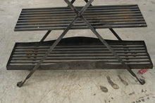 Load image into Gallery viewer, Ornate Iron 3 Tier Plant Stand Folding Garden Display Shelf 43 Inch
