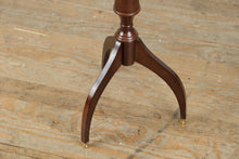 Load image into Gallery viewer, Bombay Company Octagonal Pedestal Table with Gold Gallery – 30” Tall

