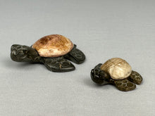 Load image into Gallery viewer, Pair of Marble Carved Turtles
