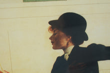 Load image into Gallery viewer, Harry Willson Watrous Some Little Talk of Me and Thee There Was Framed Art Print 33 X 27
