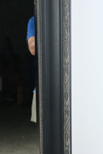 Load image into Gallery viewer, Large Black Ornate Wall Mirror 33 x 67 Inch Horizontal Vertical Decorative Frame
