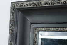 Load image into Gallery viewer, Large Black Ornate Wall Mirror 33 x 67 Inch Horizontal Vertical Decorative Frame
