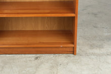 Load image into Gallery viewer, Contemporary Cherry Low Bookcase, 3 Shelf Open Bookcase
