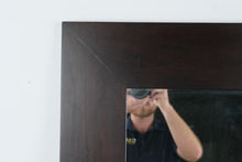 Load image into Gallery viewer, Nadeau Square Dark Wood Wall Mirror 36 x 36 Rustic Contemporary
