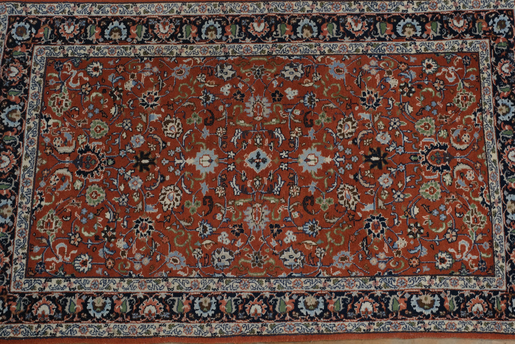Agara Pattern Agra Pattern Hand Woven Wool Area Rug 37 x 60 Traditional Floral Persi ...