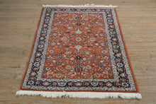 Load image into Gallery viewer, Agra Pattern Hand Woven Wool Area Rug 37 x 60 Traditional Floral Persian Style
