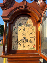 Load image into Gallery viewer, Sligh “John Goddard Newport” Grandfather Clock – Handcrafted Cherry Longcase Clock
