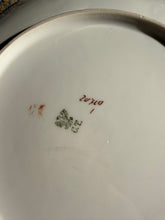 Load image into Gallery viewer, Antique Carl Tielsch &amp; Co. (C.T. Altwasser) Handled Serving Plate – Holly &amp; Berries Christmas Motif – Green Ombre with Gold Trim – Germany, c. 1900
