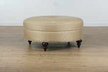 Load image into Gallery viewer, 39&quot; Round Ottoman by Bassett
