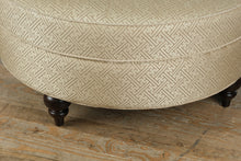 Load image into Gallery viewer, 39&quot; Round Ottoman by Bassett
