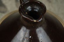 Load image into Gallery viewer, Vintage 3 Gallon Stoneware Jug Brown Glaze Crown Mark Primitive Crock
