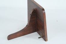 Load image into Gallery viewer, Mahogany Wall Shelf with Rounded Top and Shaped Bracket
