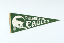 Load image into Gallery viewer, Vintage Philadelphia Eagles NFL Felt Pennant Football Helmet 30 Inch
