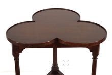 Load image into Gallery viewer, Mahogany Triple Clover Side Table
