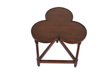 Load image into Gallery viewer, Mahogany Triple Clover Side Table
