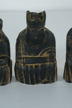 Load image into Gallery viewer, Set of 3 Lewis Chessmen–Style Resin Figures – Medieval King &amp; Bishop Replicas (4" Tall)
