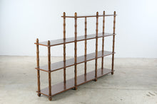 Load image into Gallery viewer, Vintage Traditional Mahogany Etagere Open Display Bookcase
