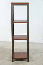 Load image into Gallery viewer, Industrial Wood and Metal Etagere Display Shelf
