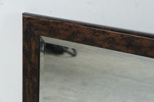 Load image into Gallery viewer, Large Rectangular Beveled Wall Mirror Dark Bronze Distressed Frame 40 Inch

