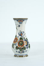 Load image into Gallery viewer, Delft Polychrome Hand-Painted Floral Vase - 416
