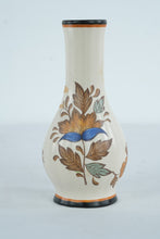 Load image into Gallery viewer, Hand-Painted Gouda Pottery Floral Vase, Holland 417
