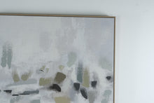 Load image into Gallery viewer, Large Abstract Neutral Canvas Painting – Framed Contemporary Wall Art, 41" Square
